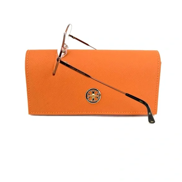 New TORY BURCH Frames Round Metal Glasses TB 1057 3141 51 18 140 Satin Bronze - Picture 2 of 13